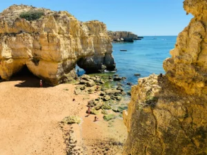 hidden beaches Algarve Portugal